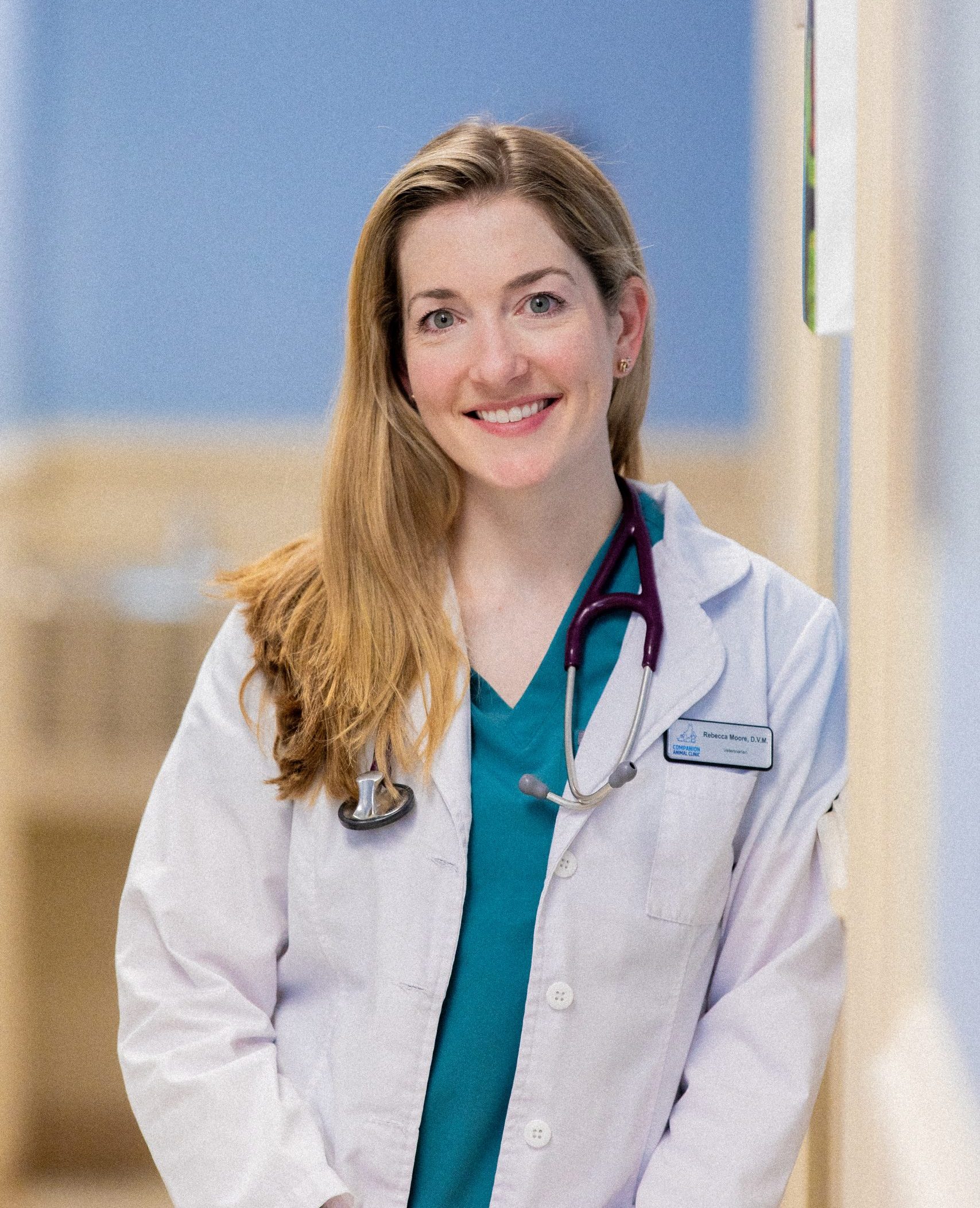 Dr Katie Walsh holding a cat